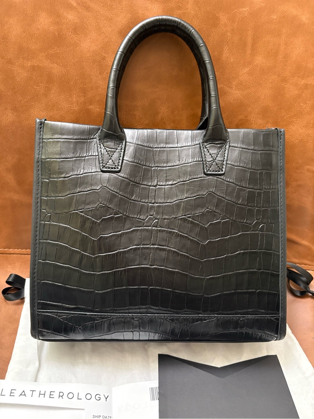 Leatherology Croc Kress Mini Tote
